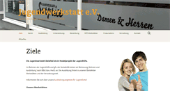 Desktop Screenshot of jugendwerkstatt-bielefeld.de